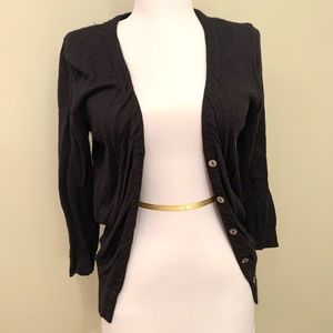 Vince 100% Cashmere Black Cardigan